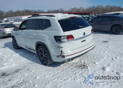 2021 Volkswagen Atlas 3.6L V6 Se W/Technology R-Line z USA, uszkodzony, nr VIN 1V2RR2CAXMC611430